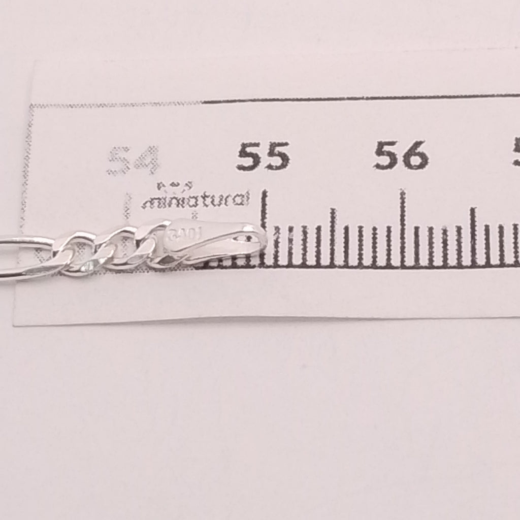 CADENA TEJIDO 3X1 PLATA .925 55 CM 7.8 GR (NUEVO)