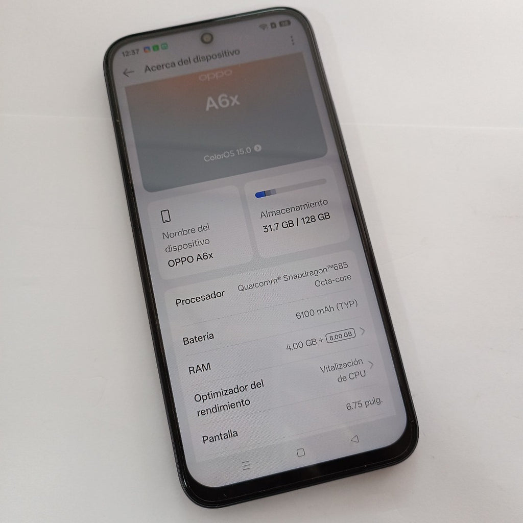 CELULAR OPPO  A6X CPH2819 (2025) 128 GB 4 GB RAM (SEMINUEVO)