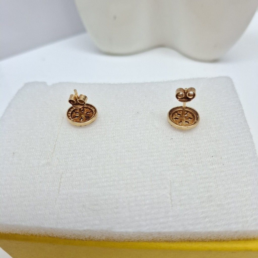 BROQUELES PAR ORO 14 K 1.8 GRMS (SEMINUEVO)