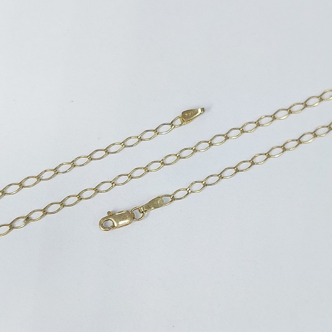 CADENA ORO 14 K 1.6 GRMS (SEMINUEVO)