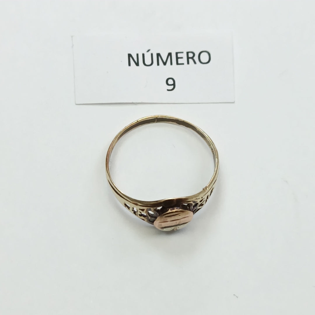 ANILLITO ORO,ORO COMBINADO 10 K 2,10 GRMS (SEMINUEVO)