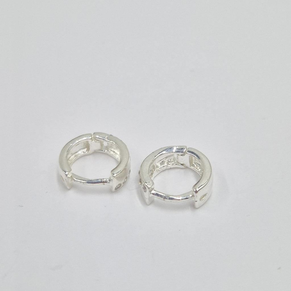 ARRACADAS C/CIRCONIAS PLATA .925 2.5 GR (NUEVO)