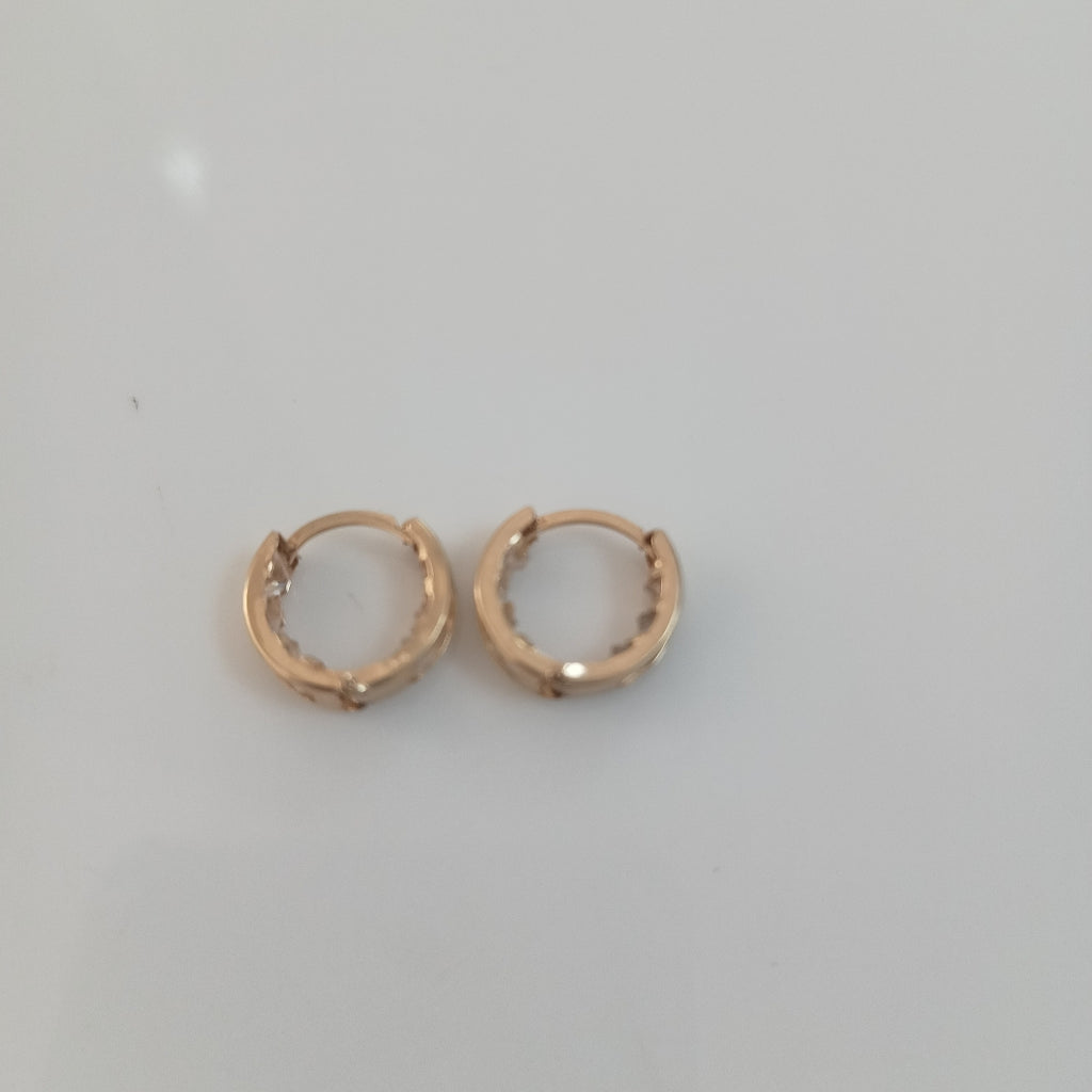 ARRACADAS PAR ORO 10 K 1.7 GRMS (SEMINUEVO)