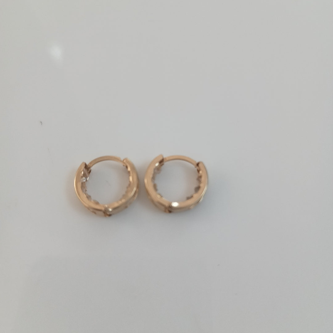 ARRACADAS PAR ORO 10 K 1.7 GRMS (SEMINUEVO)