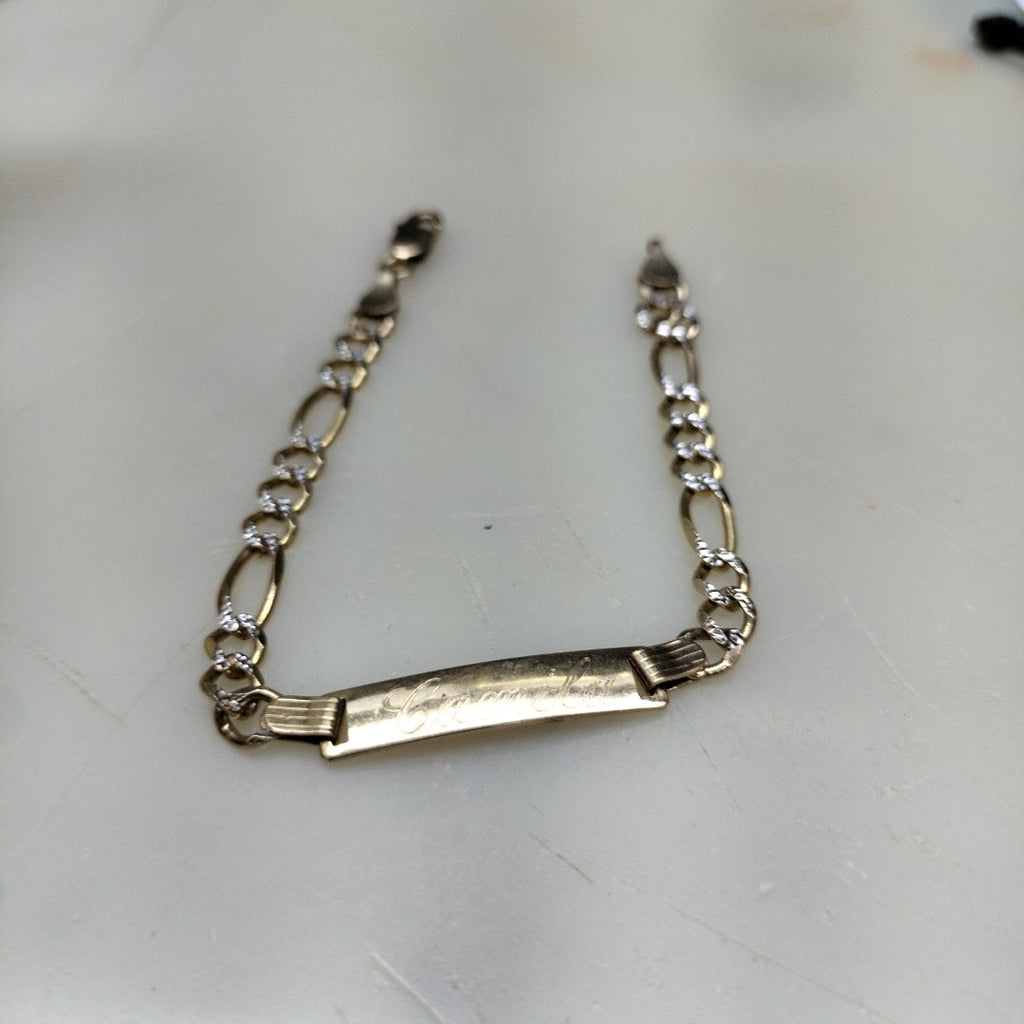 ESCLAVA ORO, RODIADO 10 K 3.8 GRMS (SEMINUEVO)