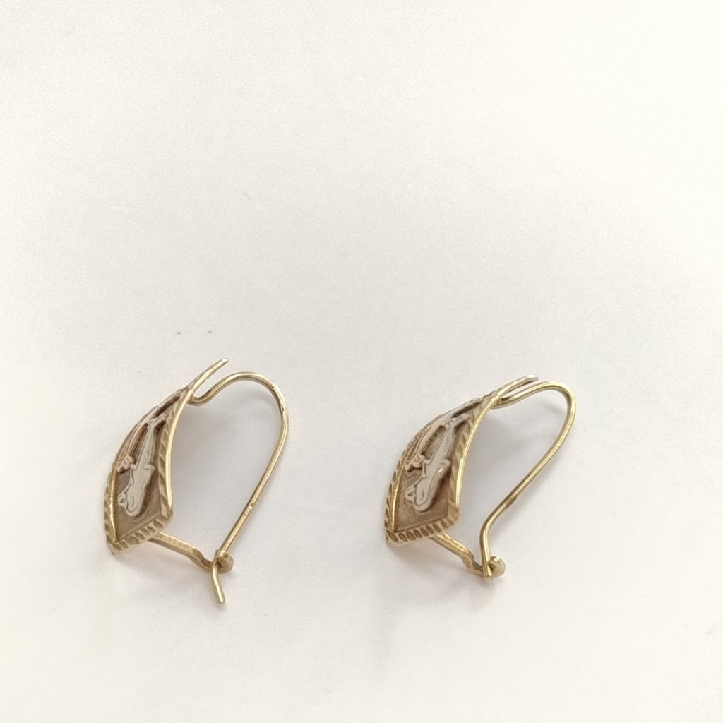 ARETES PAR ORO 10 K 2.1 GRMS (SEMINUEVO)