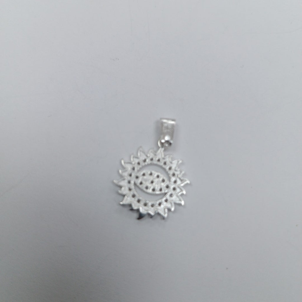 DIJE OJO MAGICO CON CIRCONIAS PLATA .925 2 GR (NUEVO)