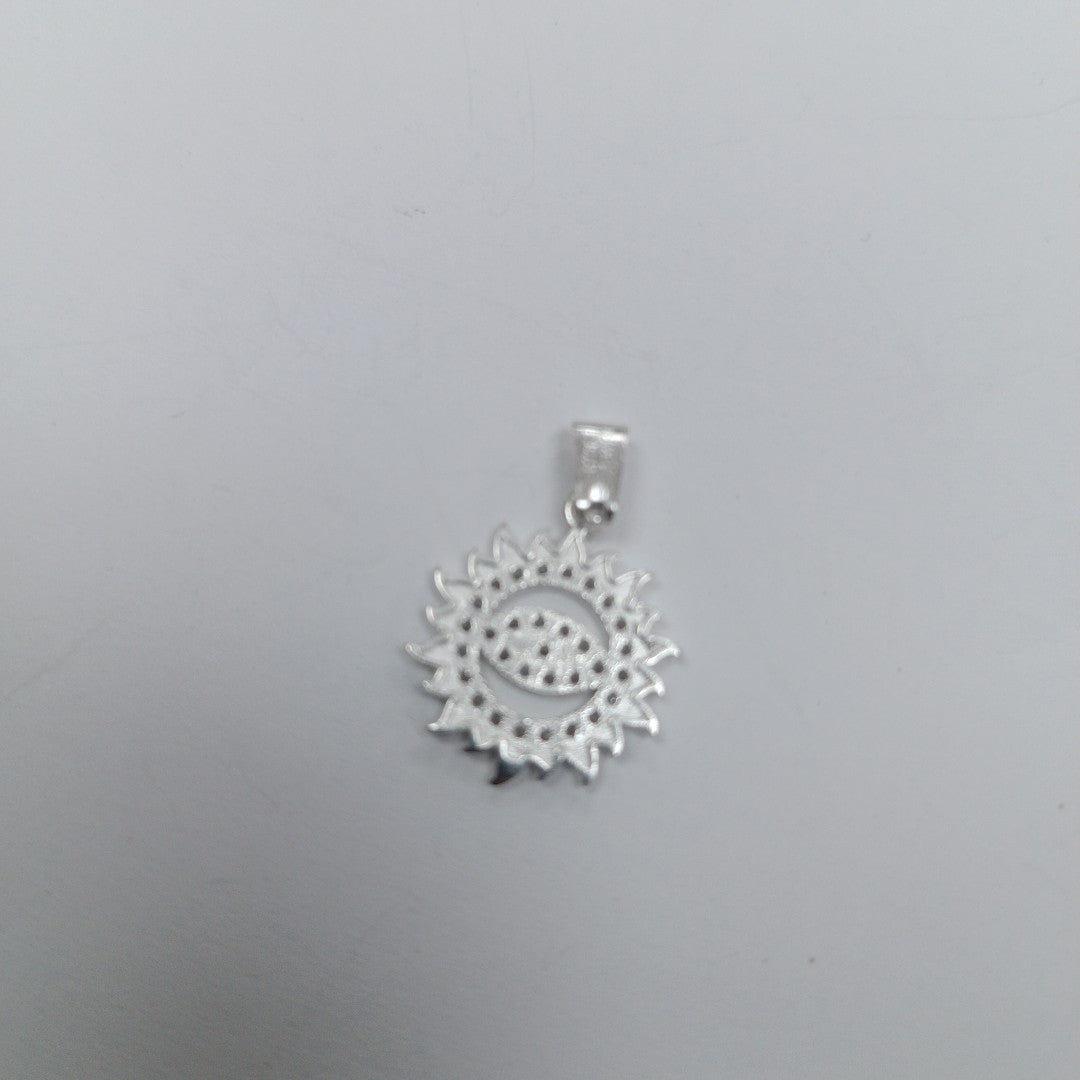 DIJE OJO MAGICO CON CIRCONIAS PLATA .925 2 GR (NUEVO)