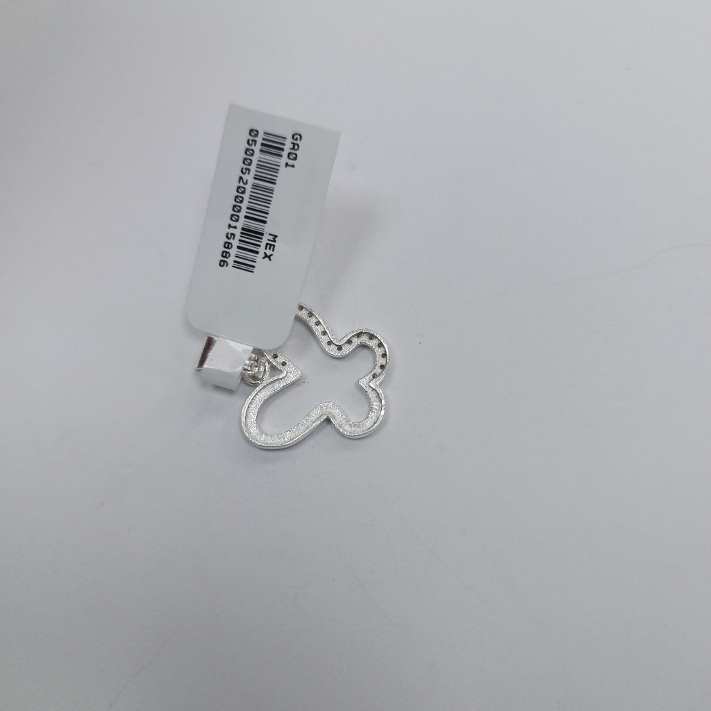 DIJE MARIPOSA C/CIRCONIAS PLATA .925 2.3 GR (NUEVO)