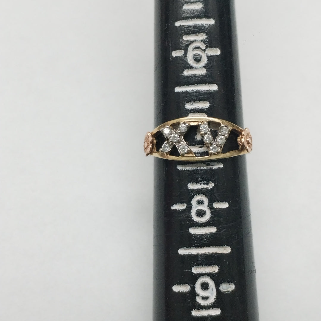 ANILLO ORO 10 K 1.6 GRMS (SEMINUEVO)