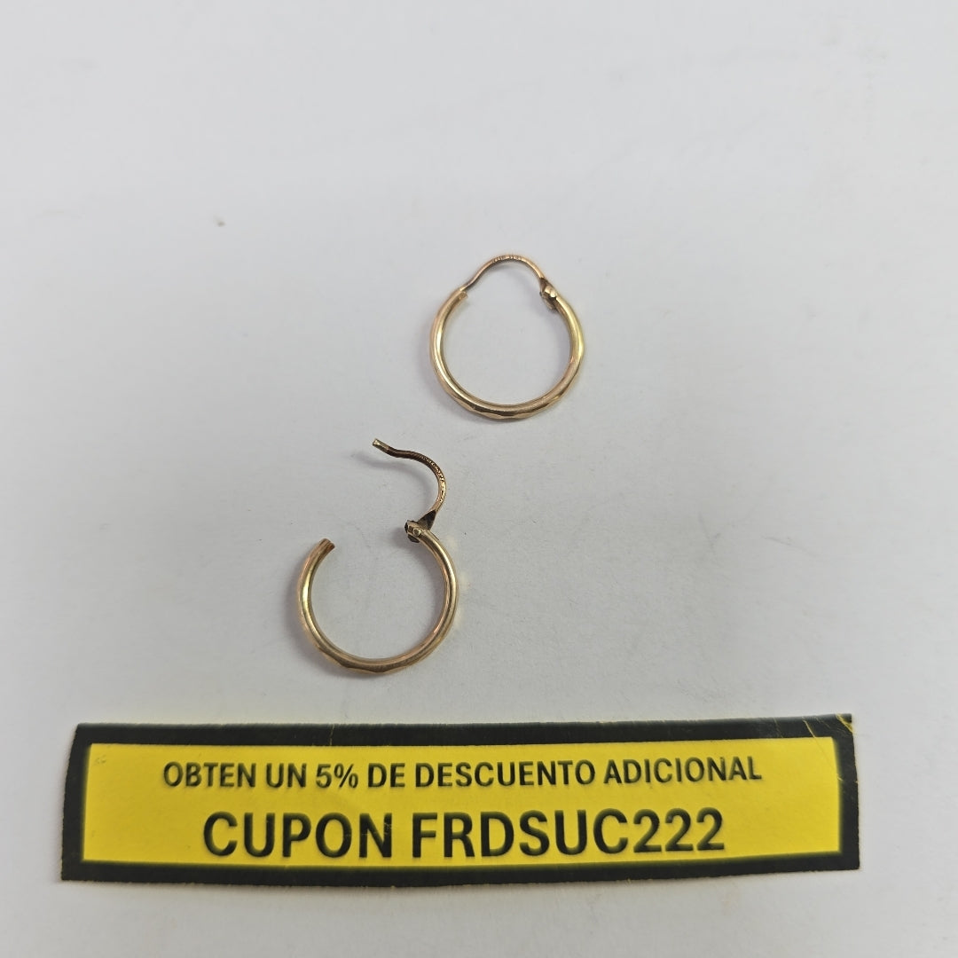 ARRACADAS PAR ORO 10 K 0.9 GRMS (SEMINUEVO)