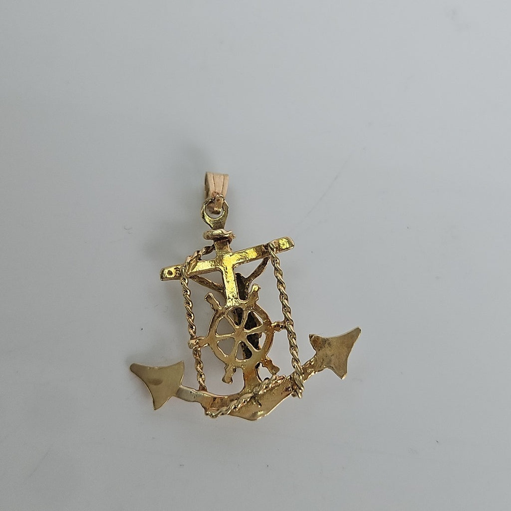 CRUZ DE CARAVACA ORO 14 K 2.6 GRMS (SEMINUEVO)