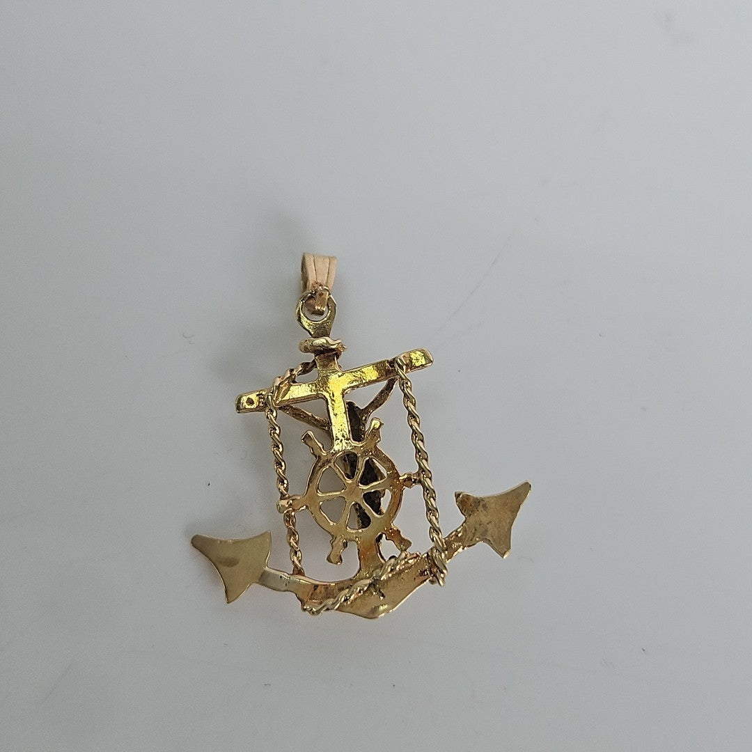 CRUZ DE CARAVACA ORO 14 K 2.6 GRMS (SEMINUEVO)