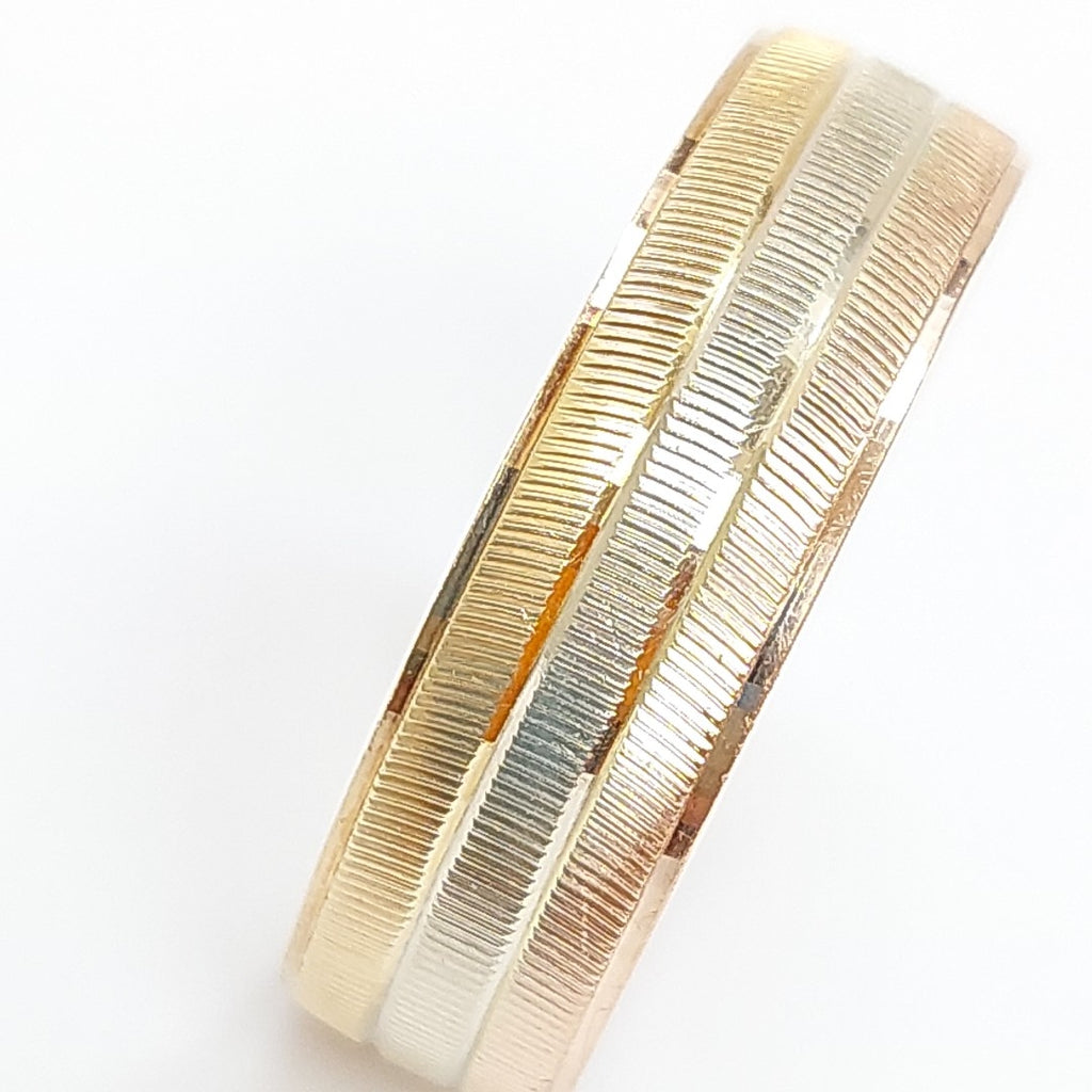 ARGOLLA ORO COMBINADO 14 K 2.8 GRMS (SEMINUEVO)