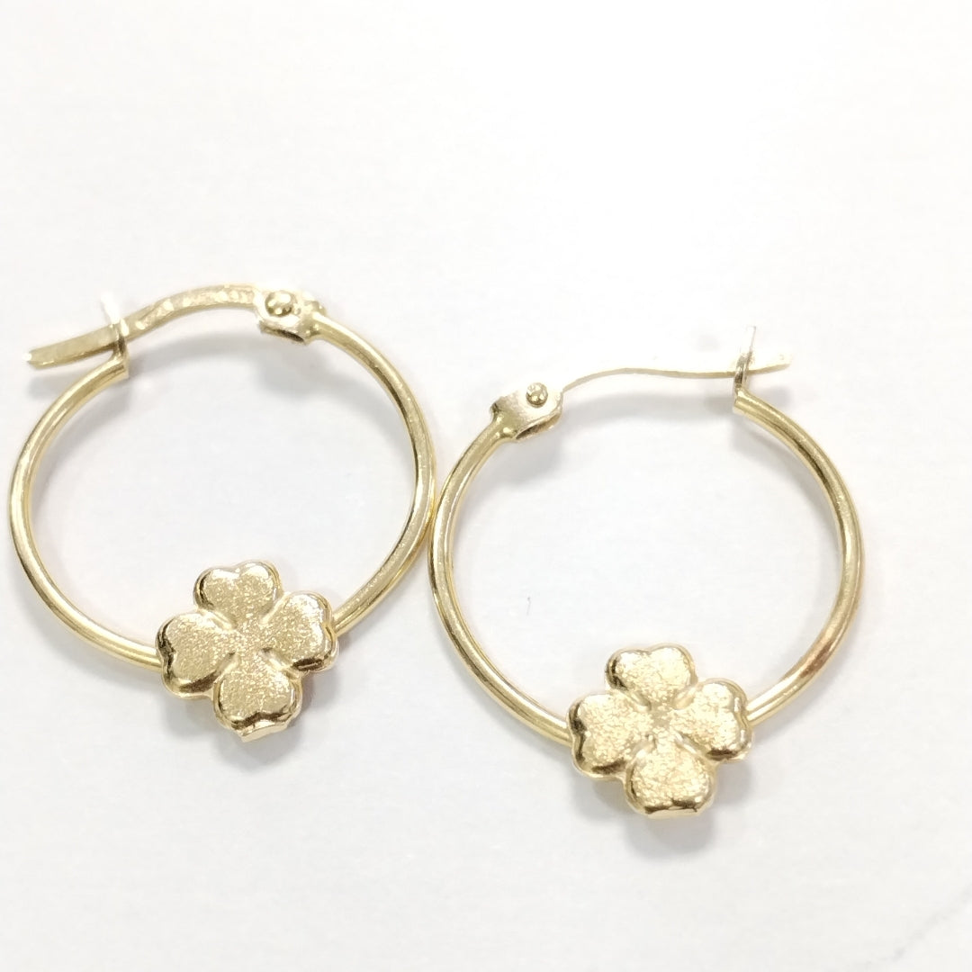 ARRACADAS PAR ORO 14 K 2.3 GRMS (SEMINUEVO)