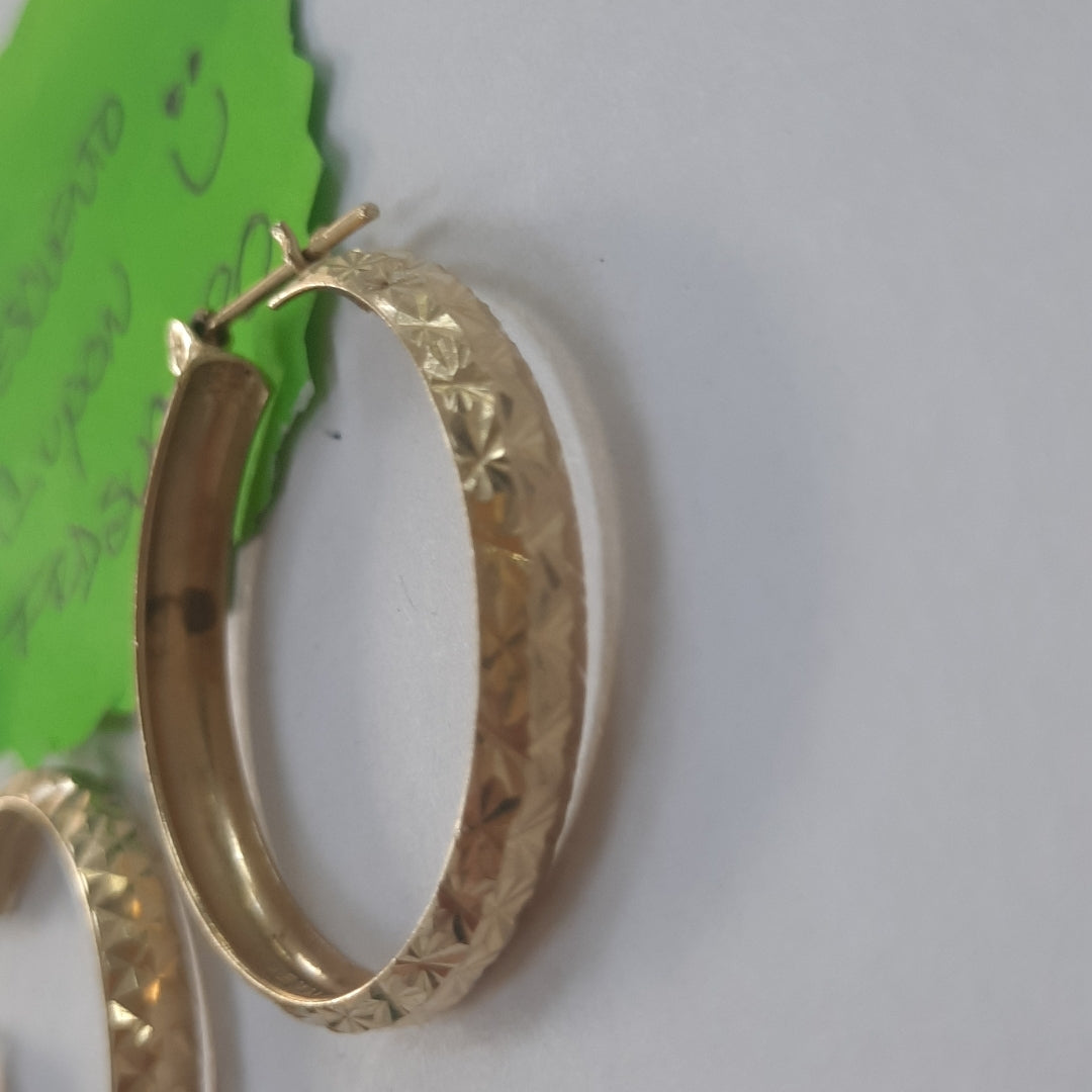 ARRACADAS PAR ORO 14 K 4,50 GRMS (SEMINUEVO)