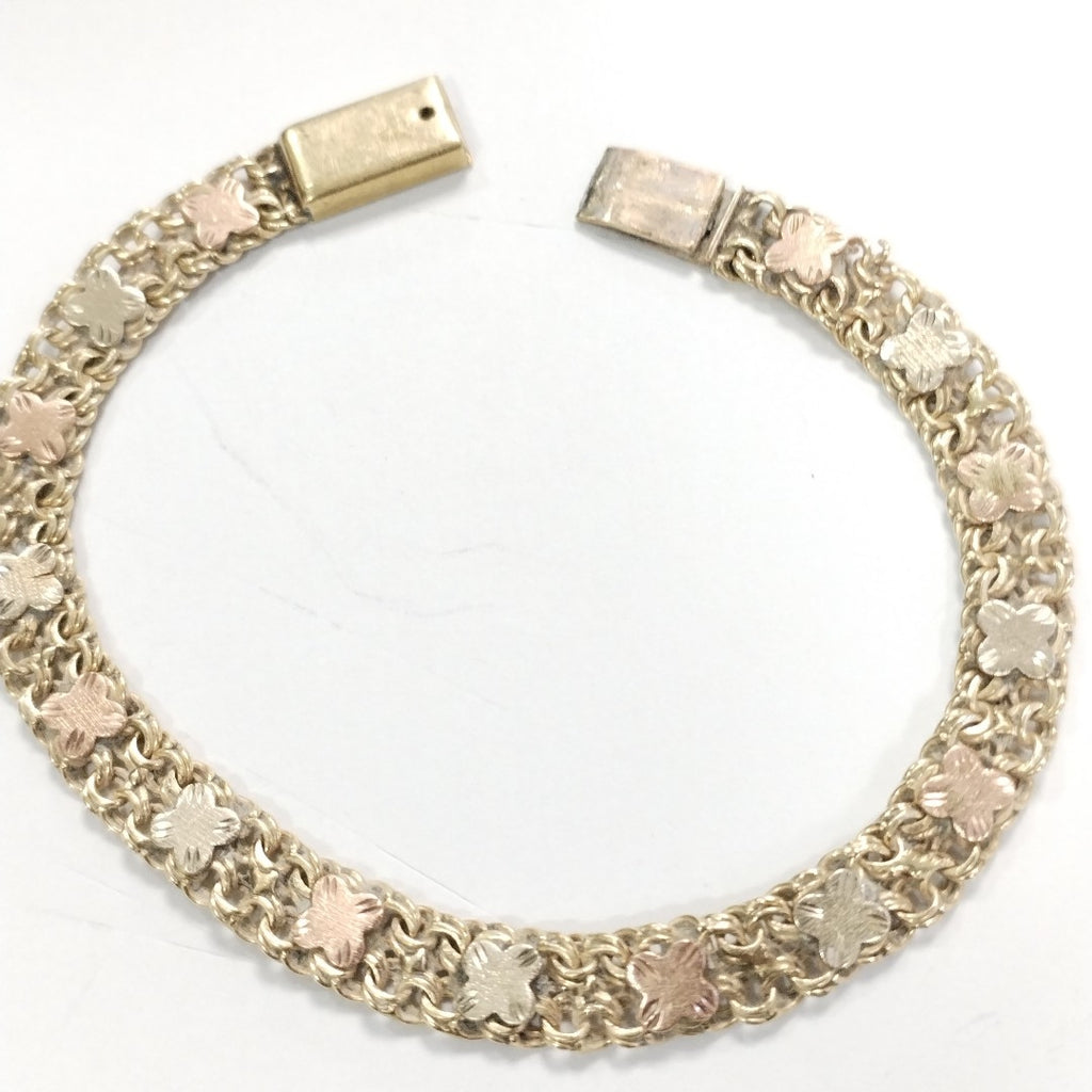 PULSERA ORO, ORO COMBINADO 10 K 10.4 GRMS (SEMINUEVO)