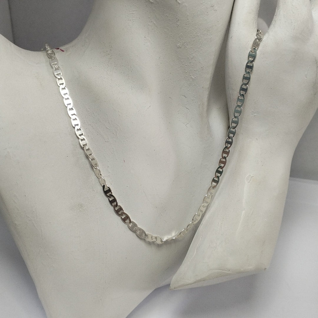 CADENA TEJIDO GUCHI PLATA .925 60 CM 9 GR (NUEVO)