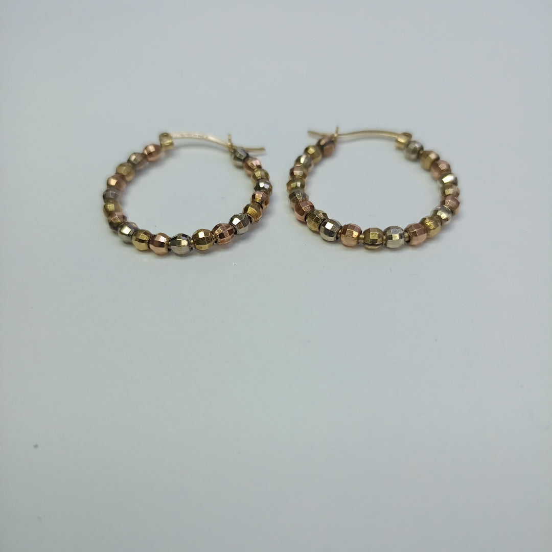 ARRACADAS PAR ORO 10 K 3.4 GRMS (SEMINUEVO)