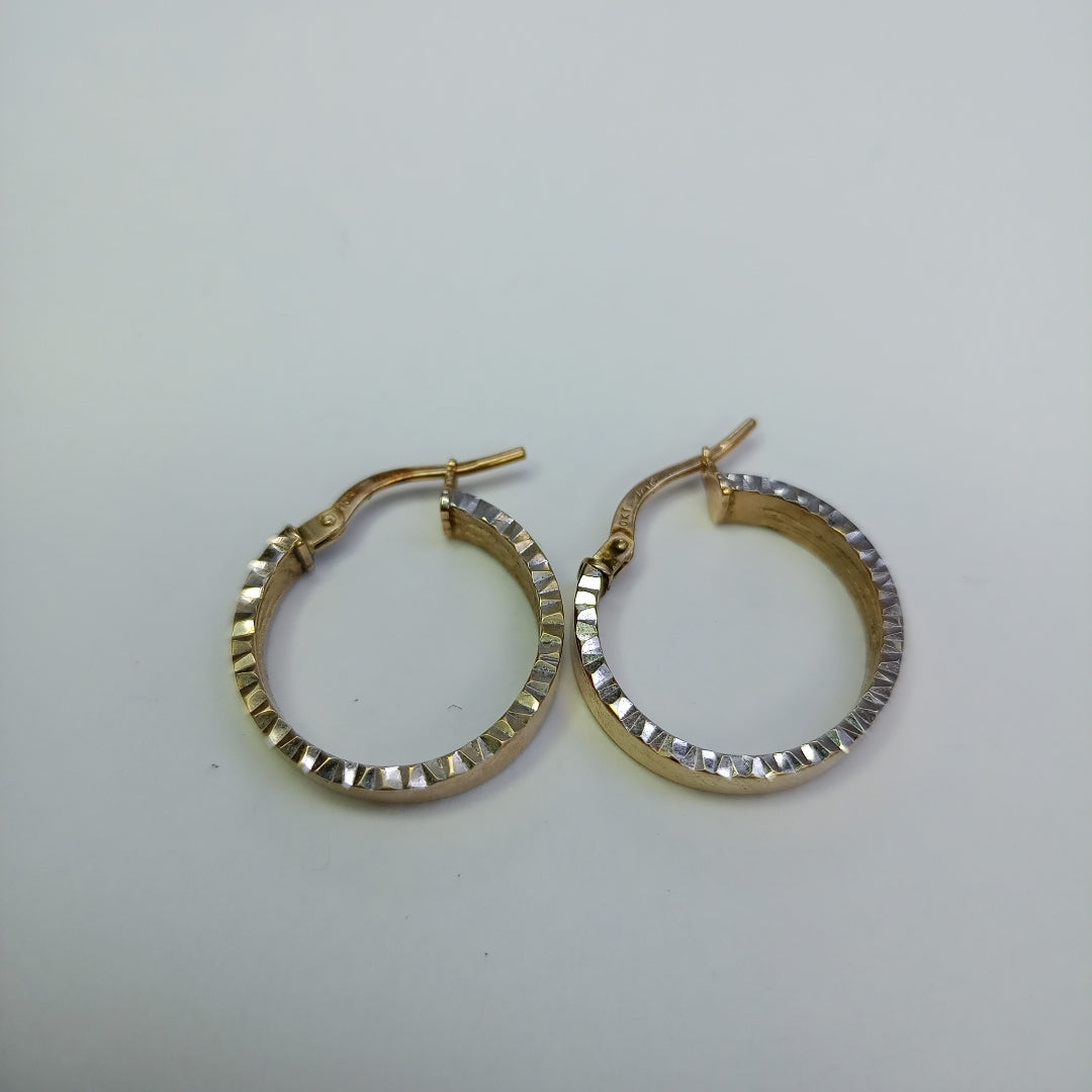 ARRACADAS PAR ORO 10 K 1.8 GRMS (SEMINUEVO)