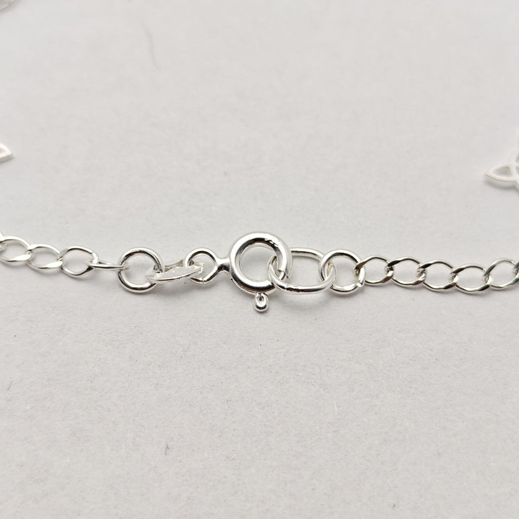 PULSERA TEJIDO ESPECIAL PLATA .925 18 CM 3.1 GR (NUEVO)