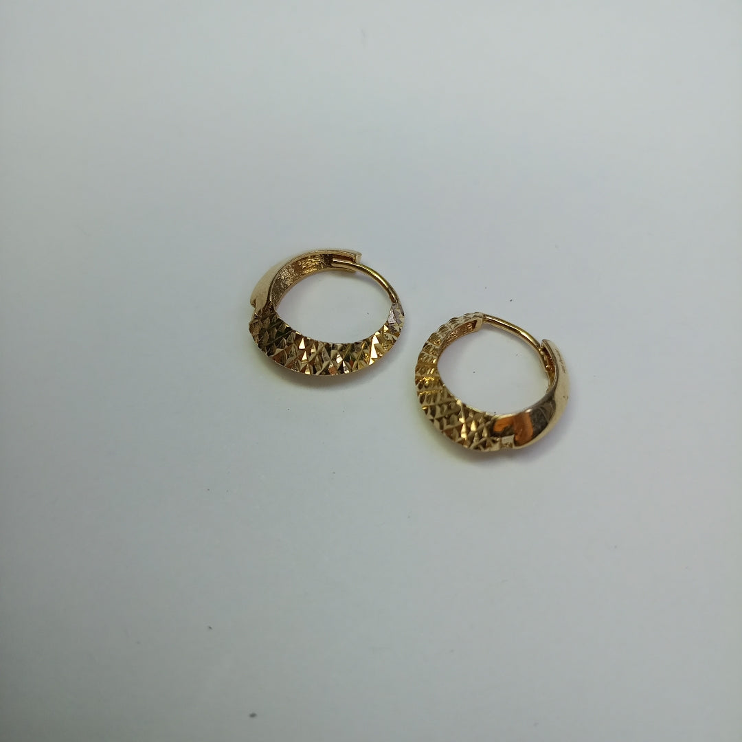 ARRACADAS PAR ORO 14 K 1.8 GRMS (SEMINUEVO)