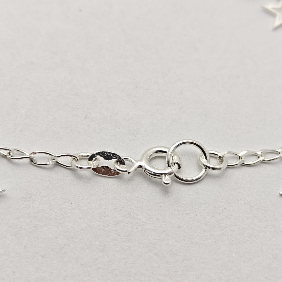 PULSERA TEJIDO ESPECIAL PLATA .925 18 CM 2.7 GR (NUEVO)