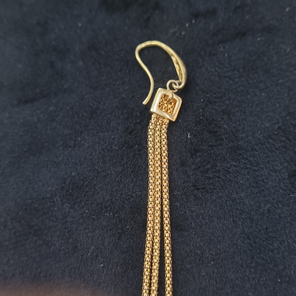 ARRACADAS PAR ORO 14 K 3,50 GRMS (SEMINUEVO)
