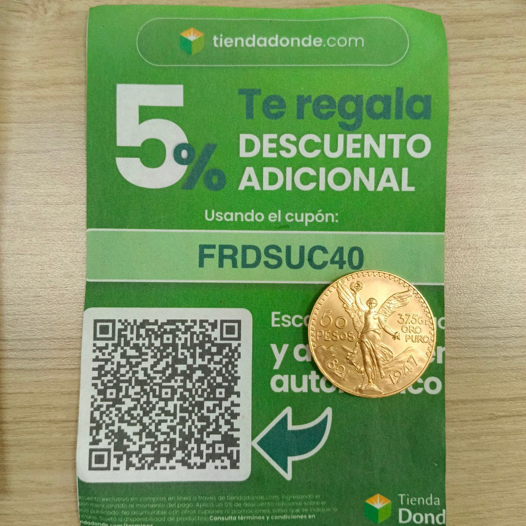 K1 41.6 GRMS 21 K IDENTIFICACIÓN MONEDA NOMINATIVA MONEDAS PESOS 50 PESOS (SEMINUEVO)