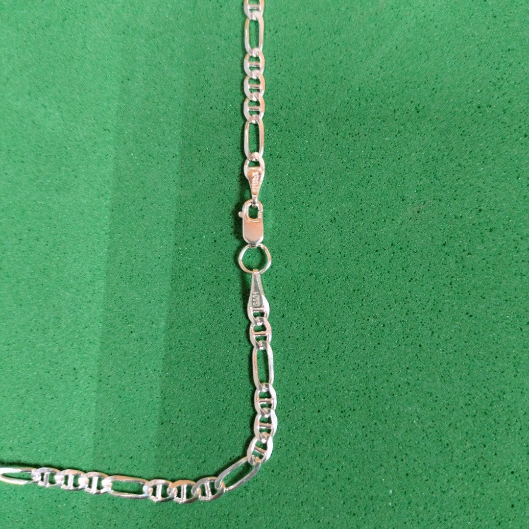 CADENA TEJIDO 3X1 PLATA .925 60 CM 8.3 GR (NUEVO)