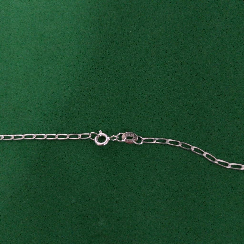 CADENA TEJIDO ESLABONES PLATA .925 60 CM 2.8 GR (NUEVO)