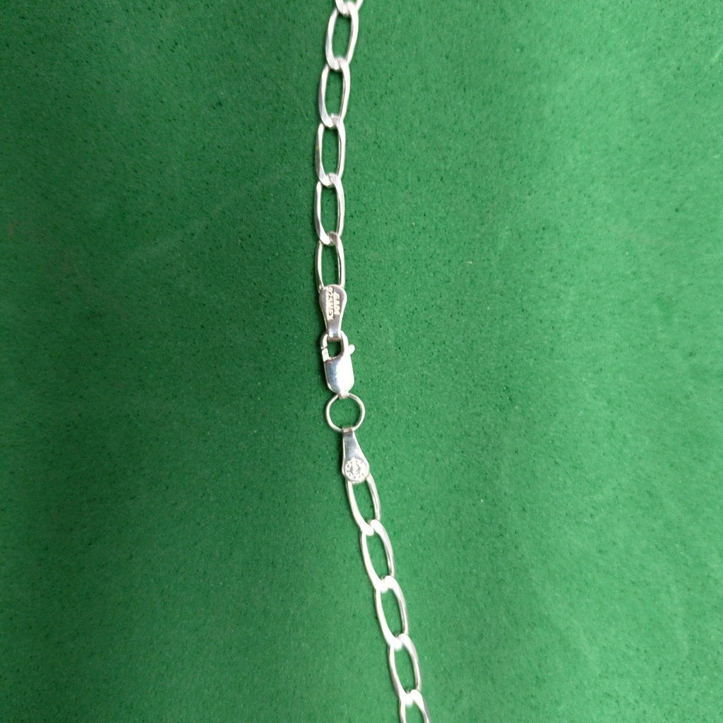 CADENA TEJIDO ESLABONES PLATA .925 55 CM 10 GR (NUEVO)