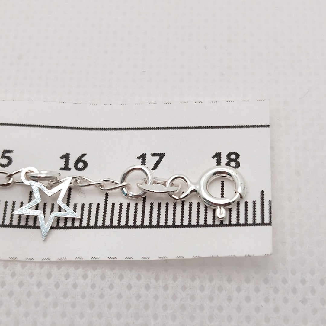 PULSERA TEJIDO ESPECIAL PLATA .925 18 CM 2.7 GR (NUEVO)
