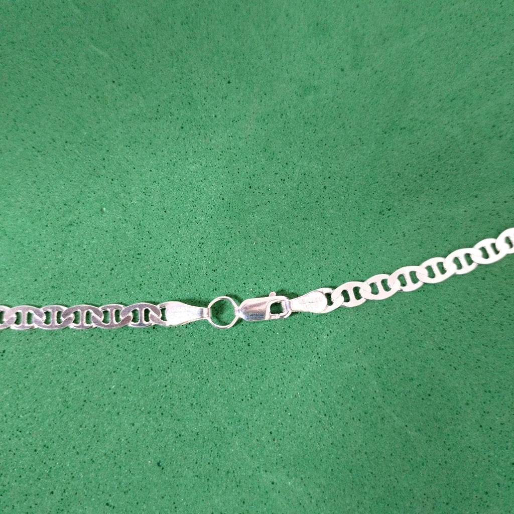 CADENA TEJIDO GUCHI PLATA .925 55 CM 12.5 GR (NUEVO)