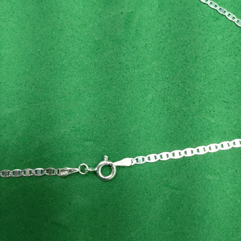 CADENA TEJIDO ESPEJO PLATA .925 55 CM 3.8 GR (NUEVO)