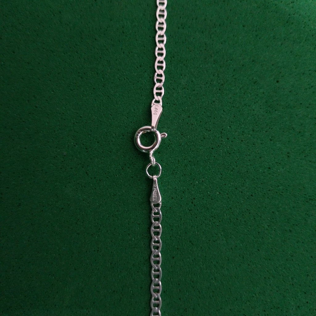 CADENA TEJIDO GUCHI PLATA .925 60 CM 4 GR (NUEVO)