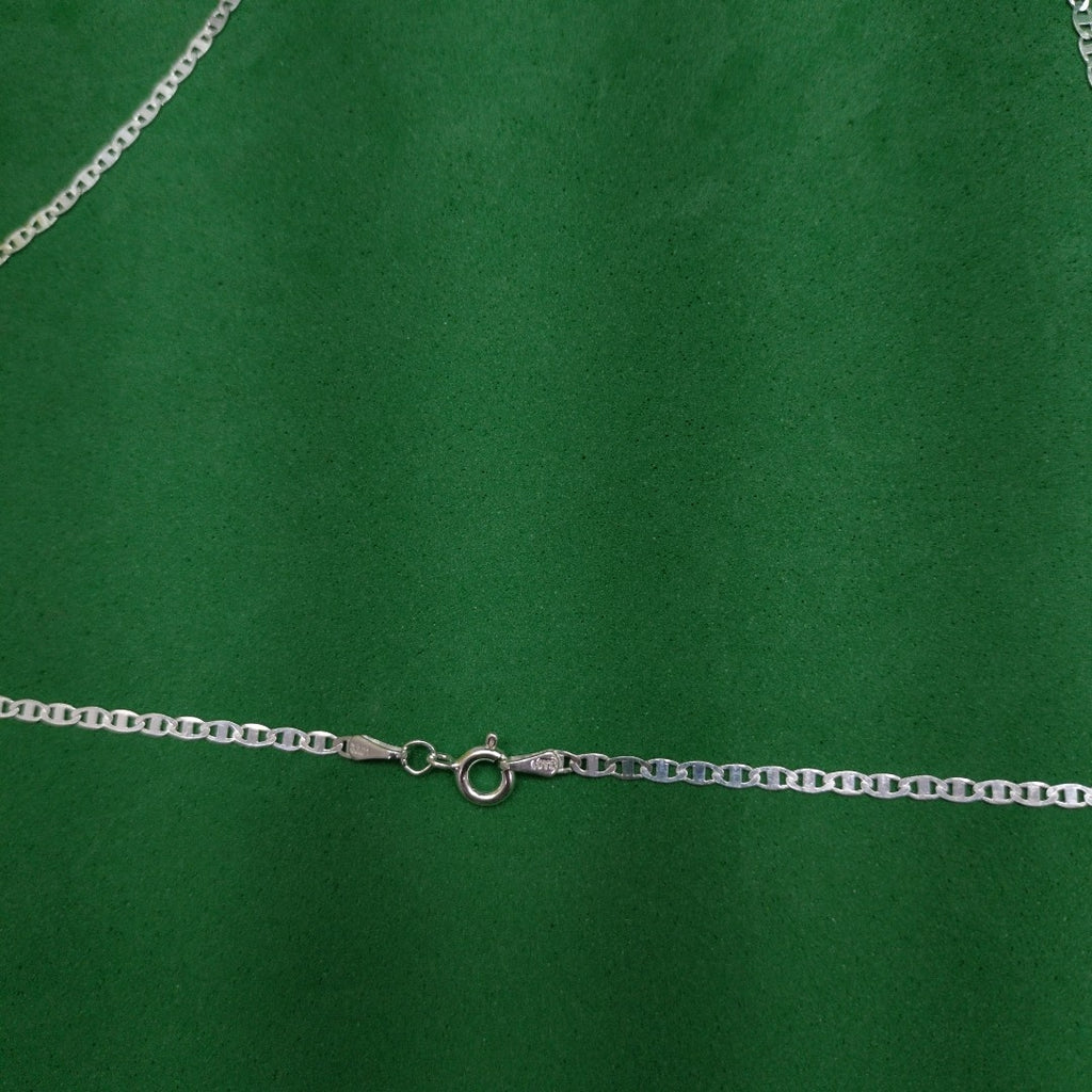 CADENA TEJIDO ESPEJO PLATA .925 60 CM 4.3 GR (NUEVO)