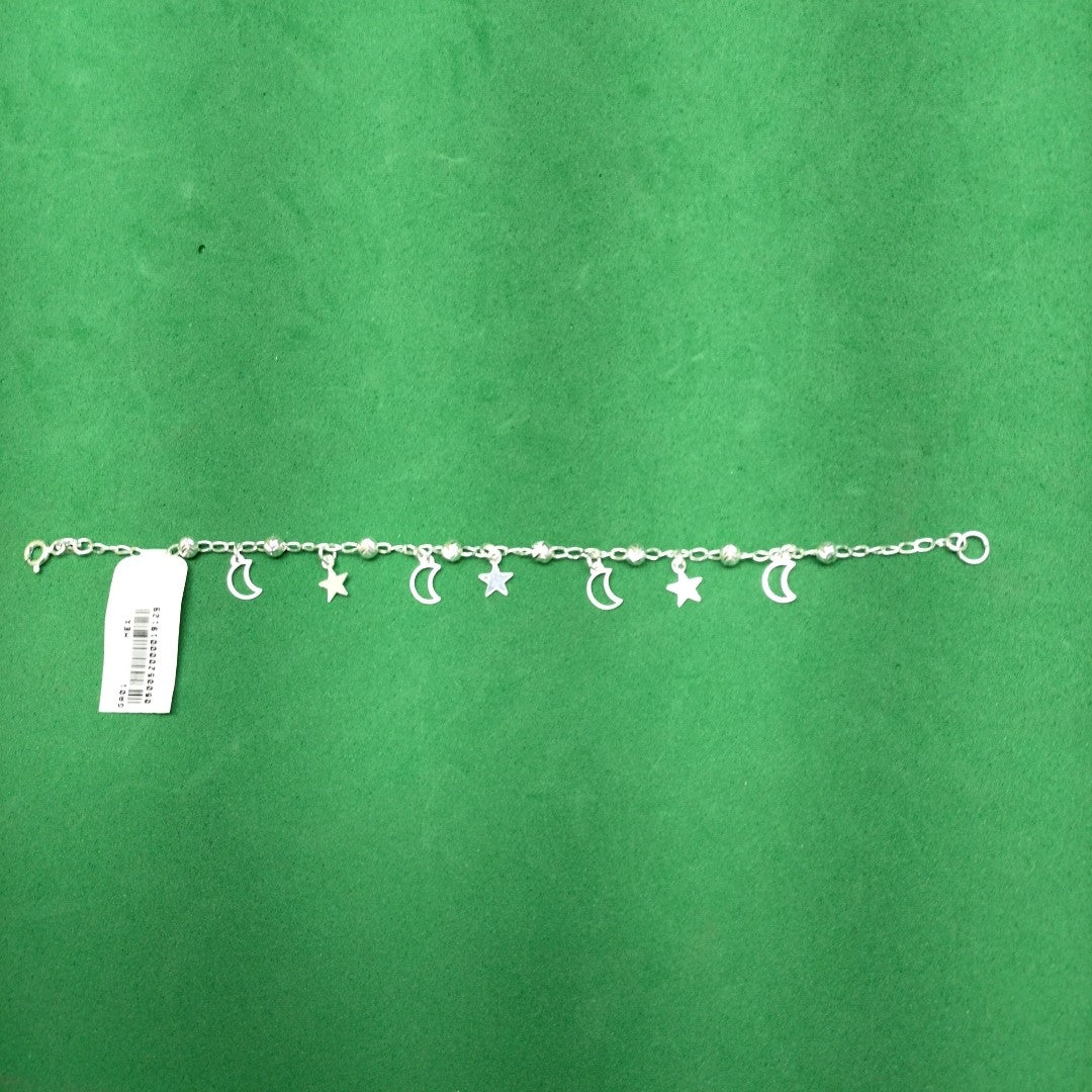 PULSERA TEJIDO TEJIDO ESPECIAL PLATA .925 18 CM 3.1 GR (NUEVO)