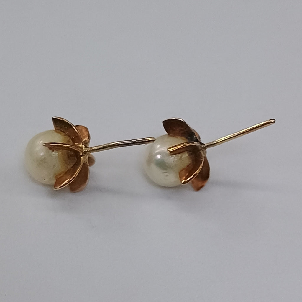 BROQUELES PAR ORO 14 K 1,60 GRMS (SEMINUEVO)