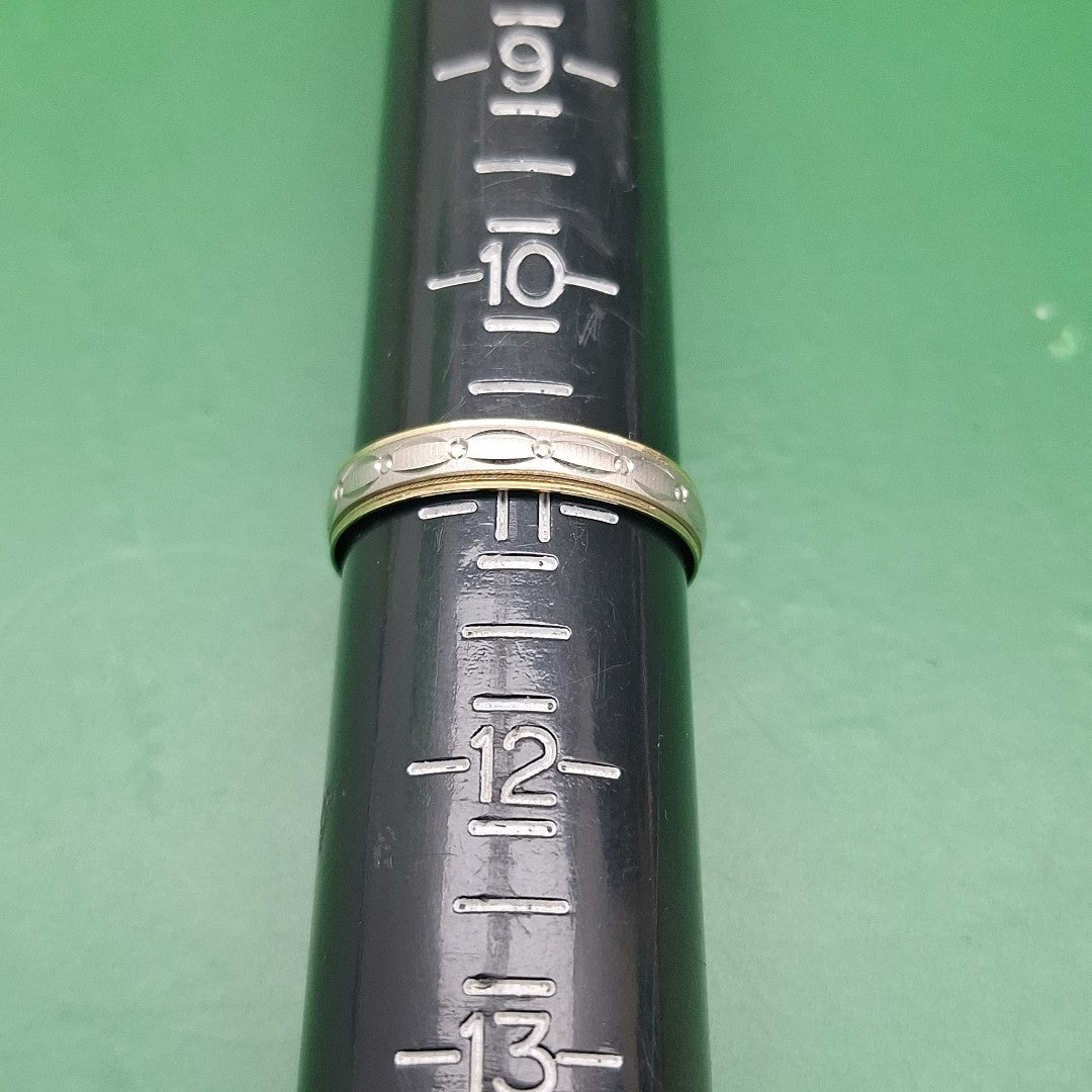 ARGOLLA ORO COMBINADO 14 K 2,00 GRMS (SEMINUEVO)