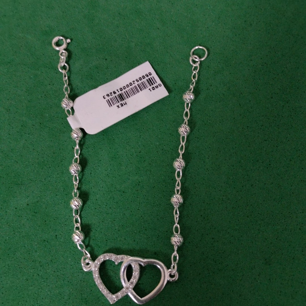 PULSERA TEJIDO TEJIDO ESPECIAL PLATA .925 18 CM 4.1 GR (NUEVO)