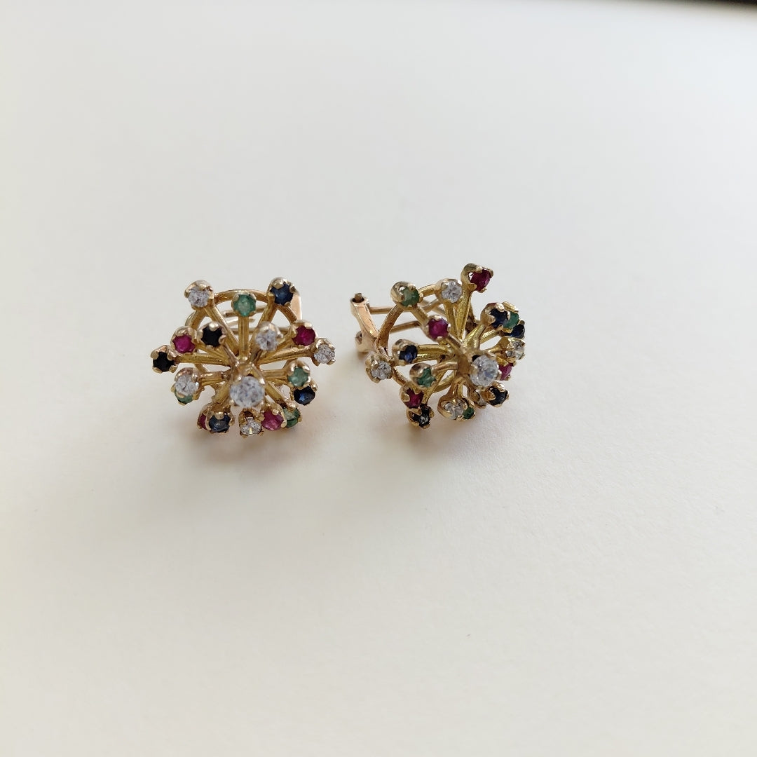 ARETES PAR ORO 14 K 5.9 GRMS (SEMINUEVO)