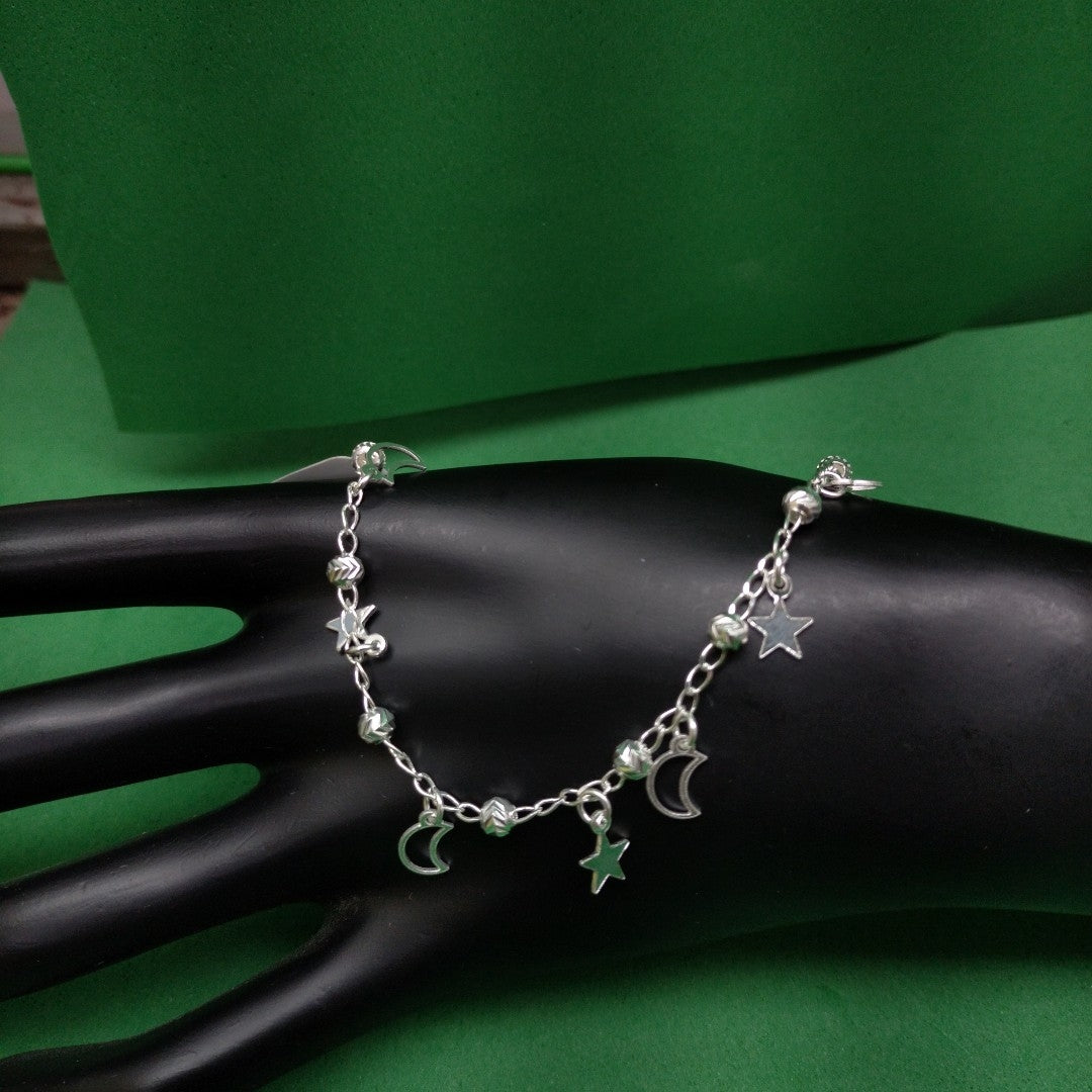 PULSERA TEJIDO TEJIDO ESPECIAL PLATA .925 18 CM 3.1 GR (NUEVO)