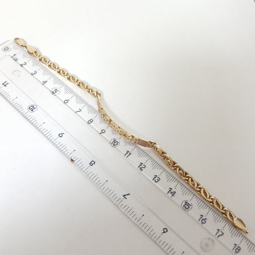 ESCLAVA ORO 14 K 11.2 GRMS (SEMINUEVO)