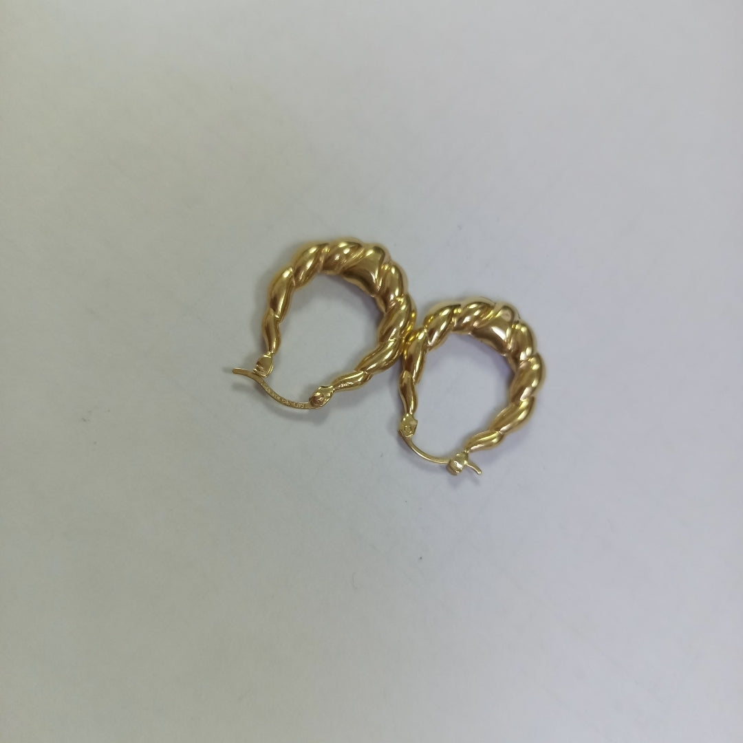 ARRACADAS PAR ORO 14 K 2,20 GRMS (SEMINUEVO)