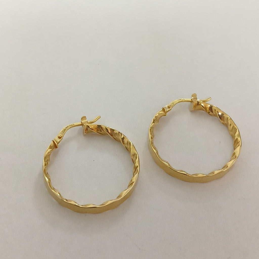 ARRACADAS PAR ORO 14 K 2.2 GRMS (SEMINUEVO)