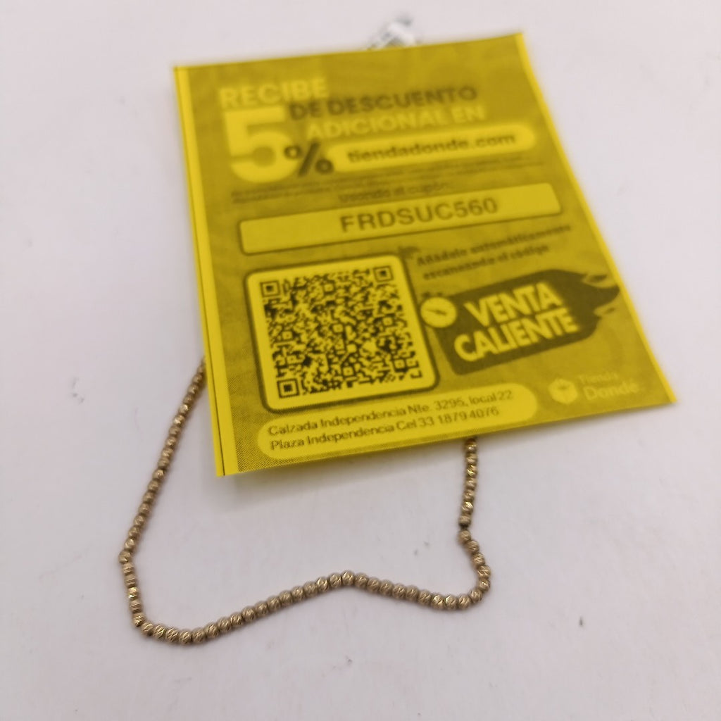 PULSERA ORO 10 K 2.5 GRMS (SEMINUEVO)