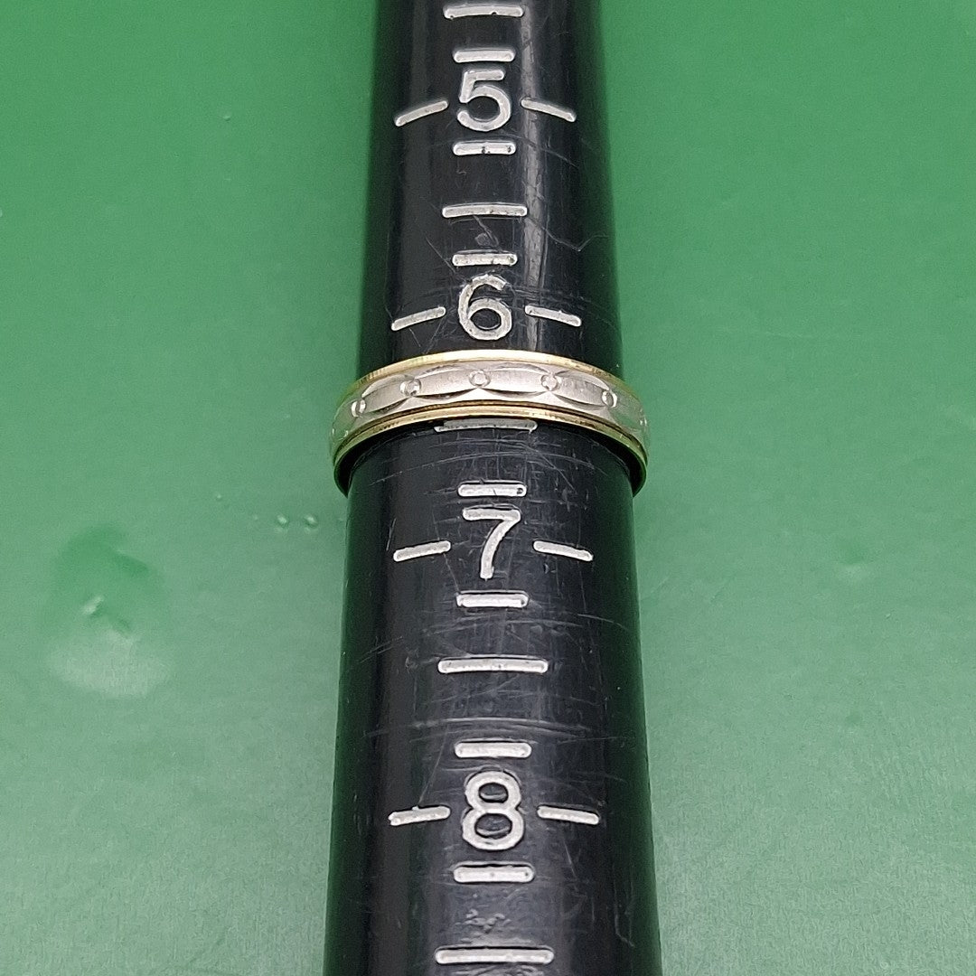 ARGOLLA ORO COMBINADO 14 K 1,80 GRMS (SEMINUEVO)