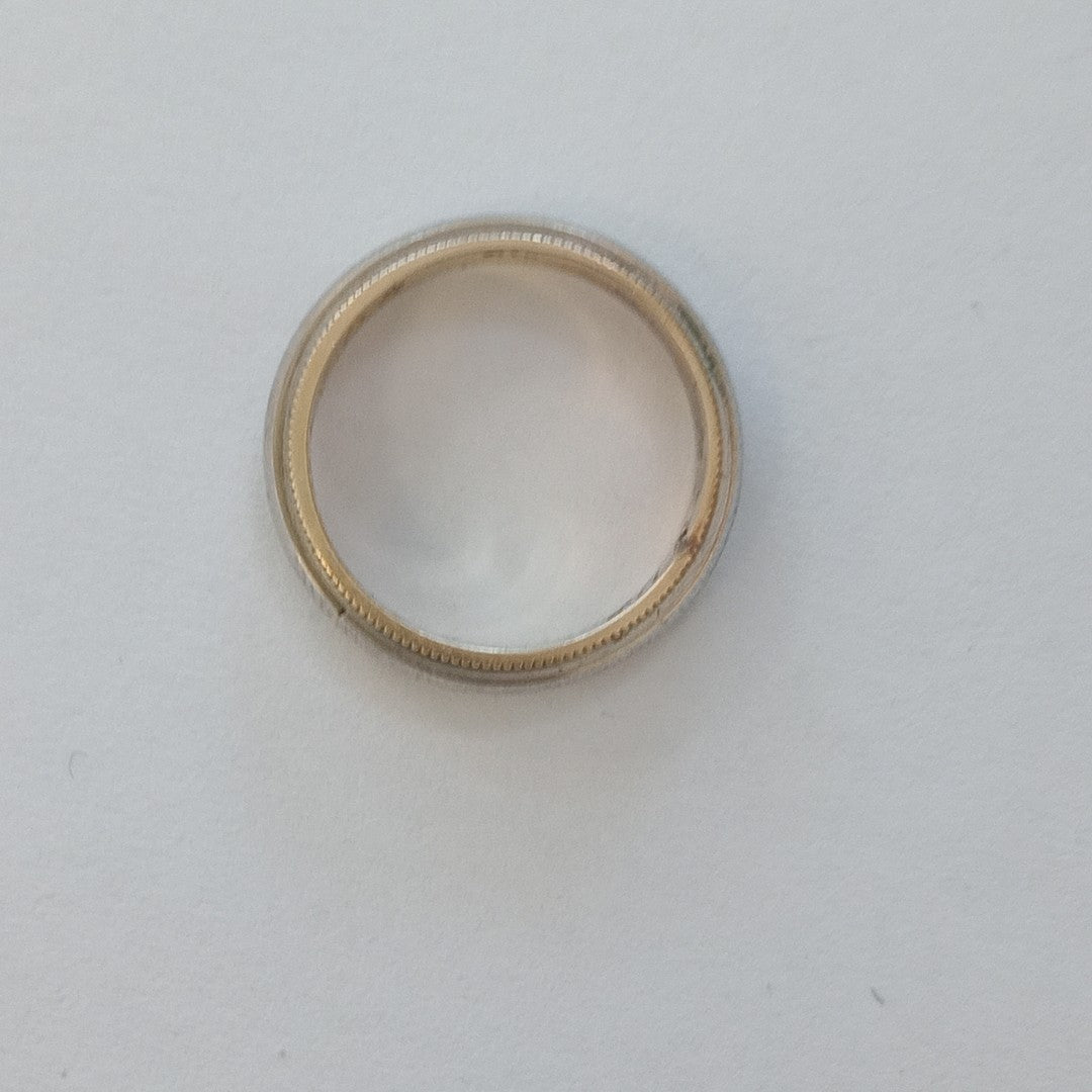 ARGOLLA ORO COMBINADO 8 K 3,50 GRMS (SEMINUEVO)