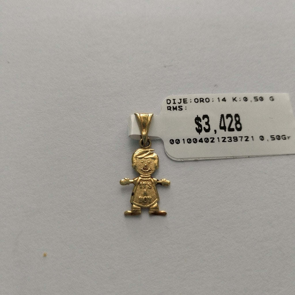 DIJE ORO 14 K 0,50 GRMS (SEMINUEVO)